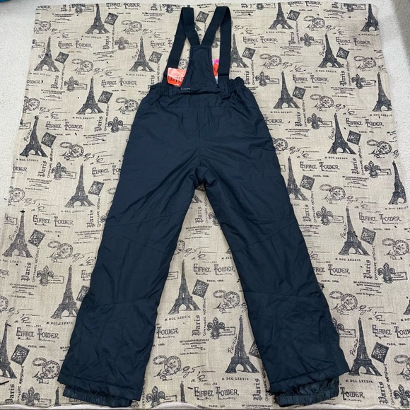 Weatherproof 32 Degree NWT! Black Adjustable Zip Off Suspender Snow Pants - Picture 9 of 11